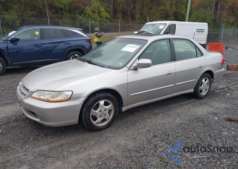 1999 Honda Accord Ex из США, поврежденный, VIN JHMCG6671XC021897